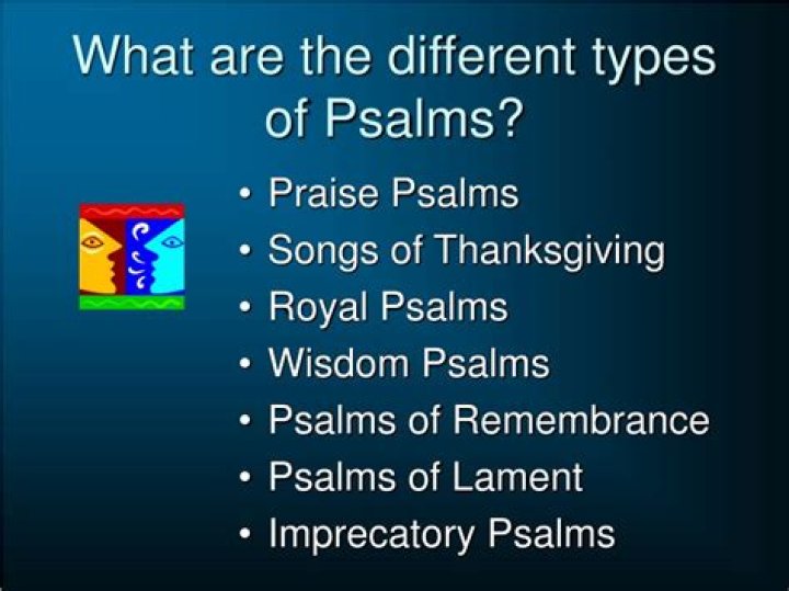 Are the different types of psalms?