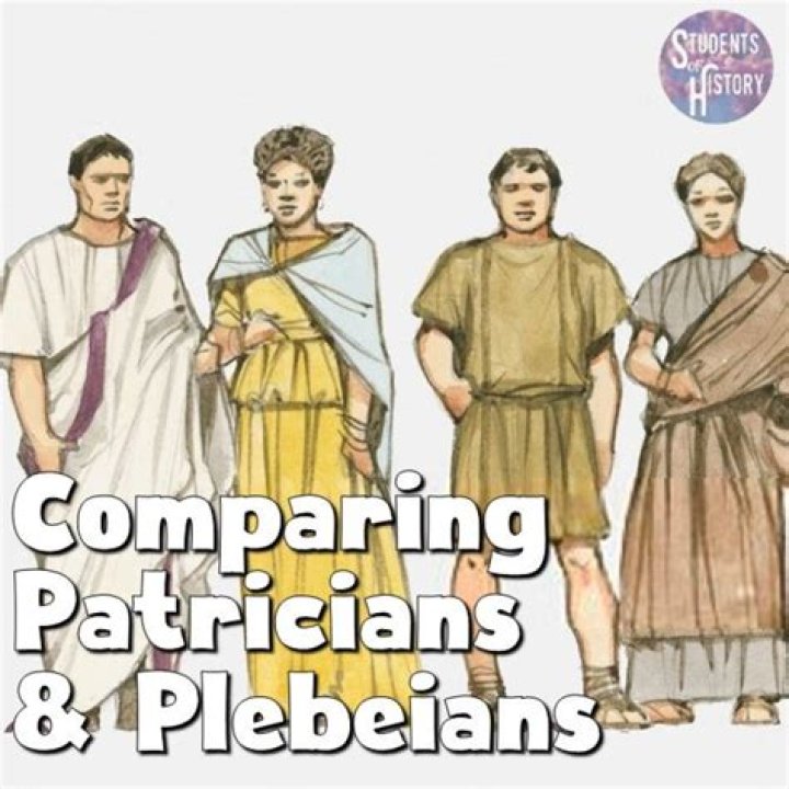 What are plebeians and patricians?