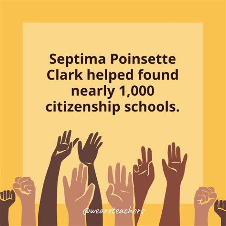 When was septima poinsette clark born?